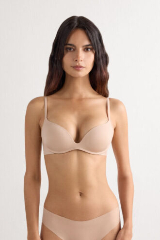Reggiseno push-up super Gioia in microfibra Silky Touch
