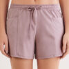 Shorts in cotone pregiato
