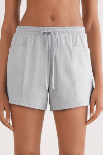 Shorts in cotone pregiato