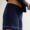 Shorts in modal con bordi a contrasto