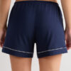 Shorts in modal con bordi a contrasto