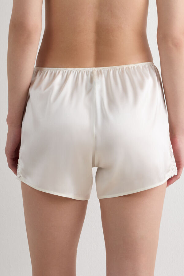 Shorts in seta Pretty Flowers Shorts in seta Pretty Flowers