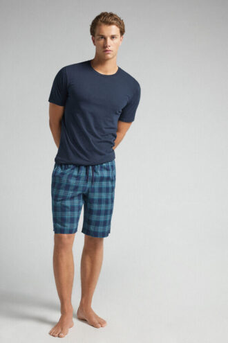 Shorts in tessuto a quadri