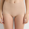 Slip a vita alta in cotone leggermente modellante