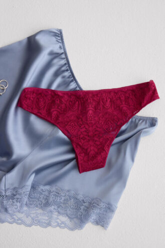 Slip Brazilian in microfibra e pizzo Slip Brazilian in microfibra e pizzo