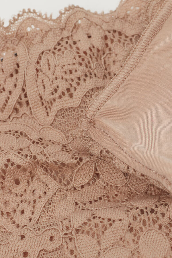 Slip Brazilian in microfibra e pizzo Slip Brazilian in microfibra e pizzo