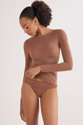 Slip Brazilian in pizzo