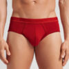Slip da uomo in cotone superiore con logo Slip da uomo in cotone superiore con logo