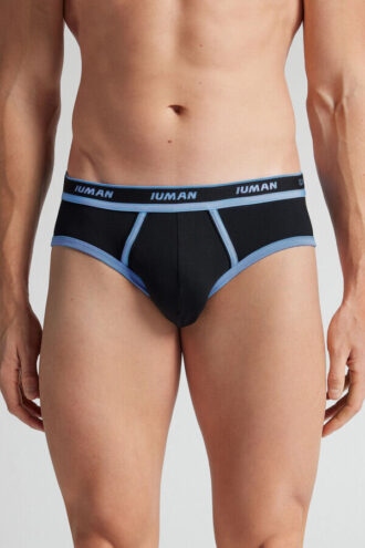 Slip da uomo in cotone superiore con logo