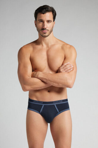 Slip da uomo in cotone superiore con logo