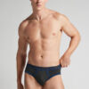 Slip da uomo in cotone superiore con logo Slip da uomo in cotone superiore con logo