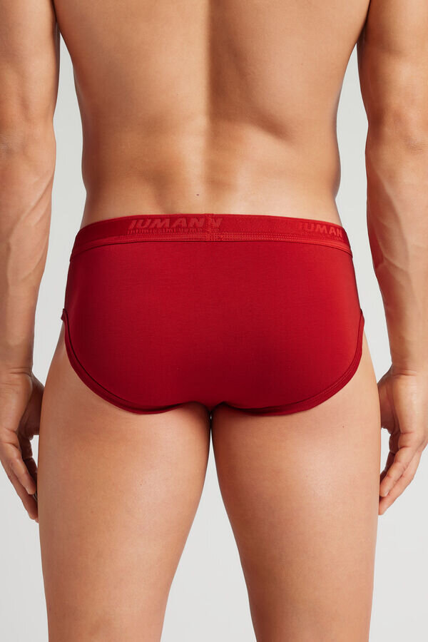 Slip da uomo in cotone superiore con logo Slip da uomo in cotone superiore con logo