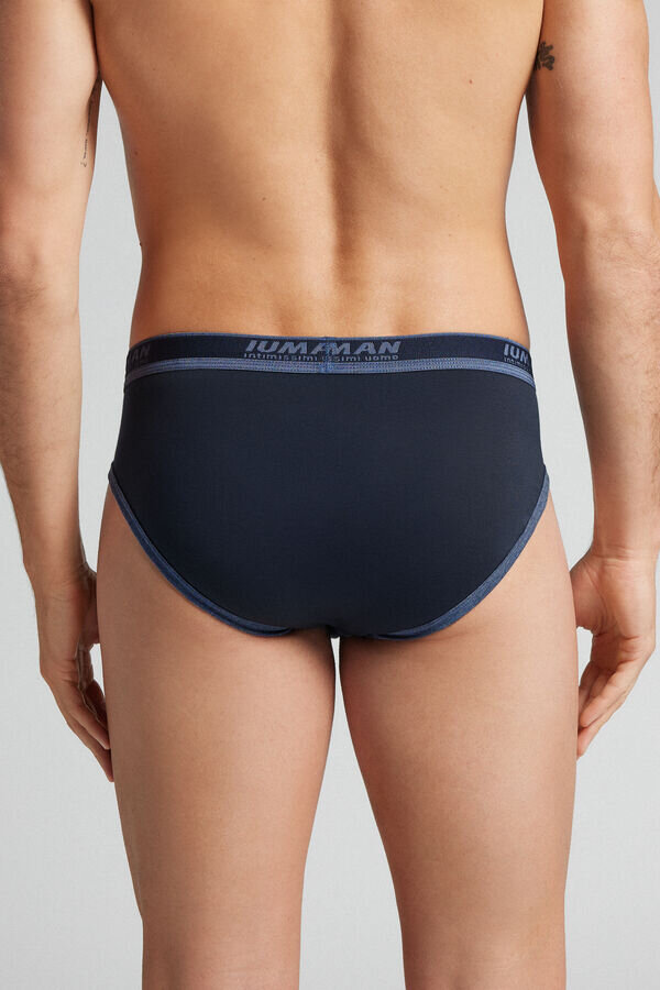 Slip da uomo in cotone superiore con logo Slip da uomo in cotone superiore con logo