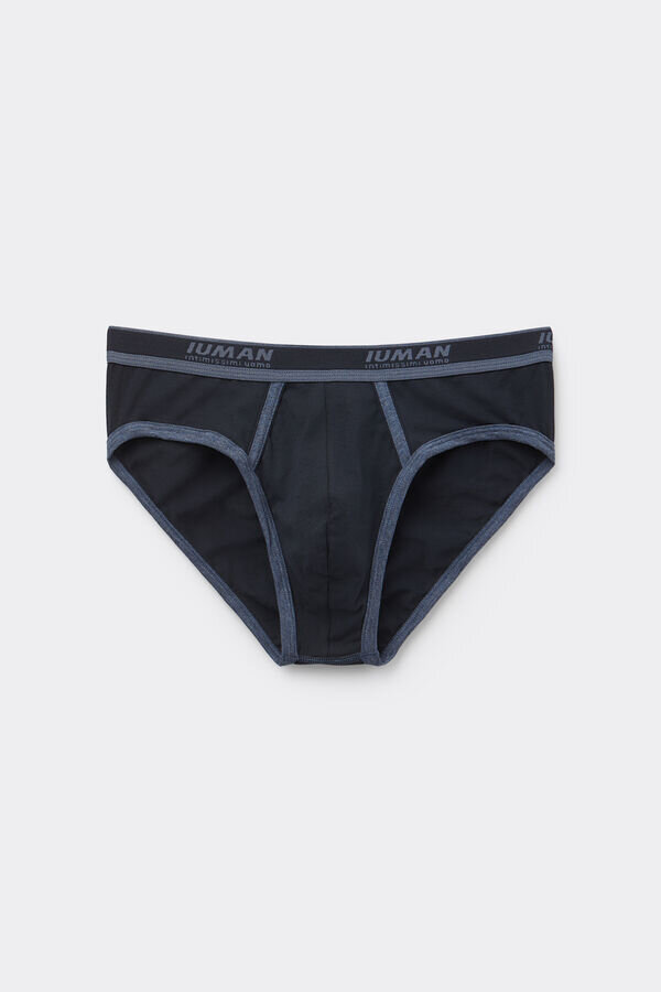 Slip da uomo in cotone superiore con logo Slip da uomo in cotone superiore con logo