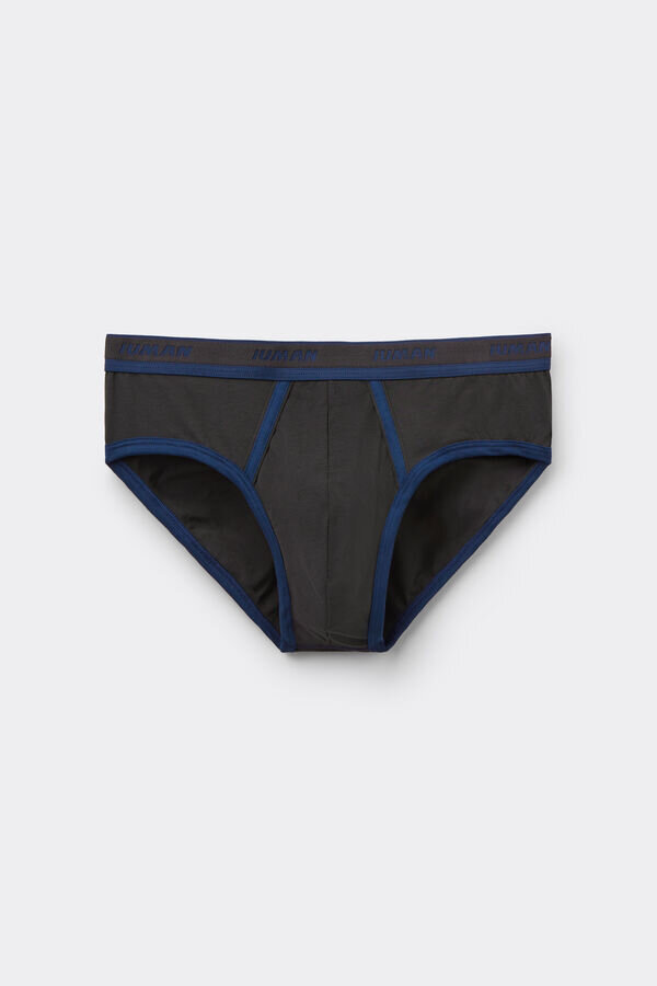 Slip da uomo in cotone superiore con logo Slip da uomo in cotone superiore con logo