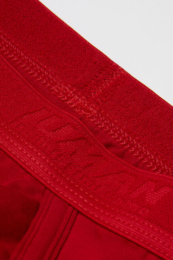 Slip da uomo in cotone superiore con logo Slip da uomo in cotone superiore con logo