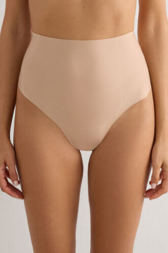 Slip French Knickers in microfibra con bordi grezzi