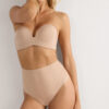 Slip French Knickers in microfibra con bordi grezzi
