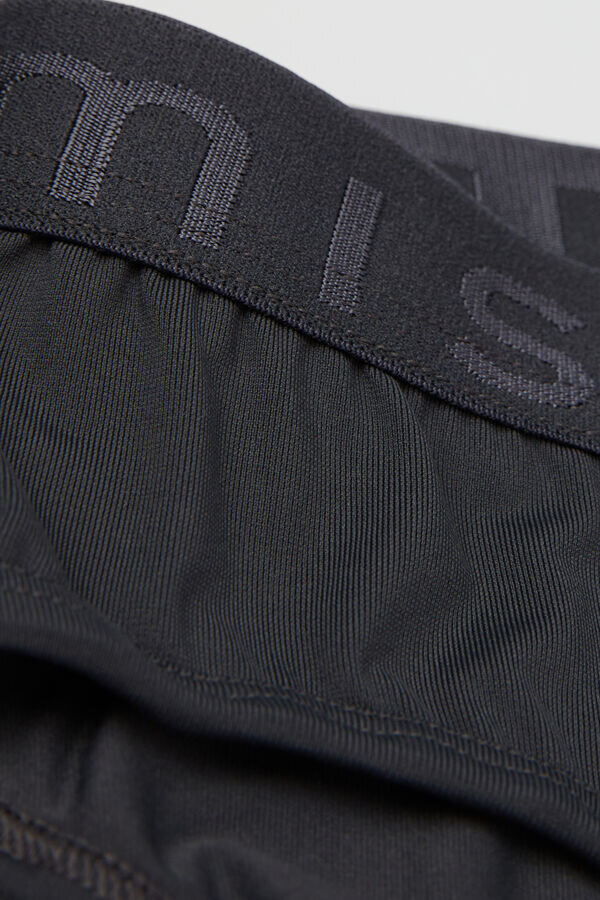 Slip in microfibra con dettaglio logo Slip in microfibra con dettaglio logo