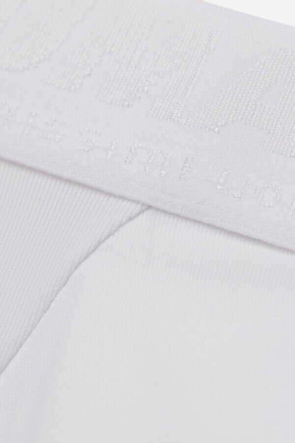 Slip in microfibra con logo Slip in microfibra con logo