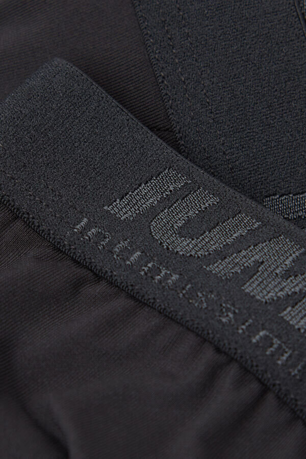 Slip in microfibra con logo Slip in microfibra con logo