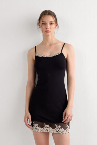 Sottoveste in modal Pretty Flowers