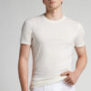 T-shirt a maniche corte in lana merino elasticizzata T-shirt a maniche corte in lana merino elasticizzata