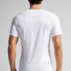 T-shirt con scollo a V in cotone extrafine superiore