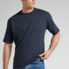 T-shirt oversize in cotone interlock