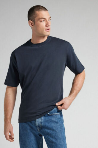 T-shirt oversize in cotone interlock