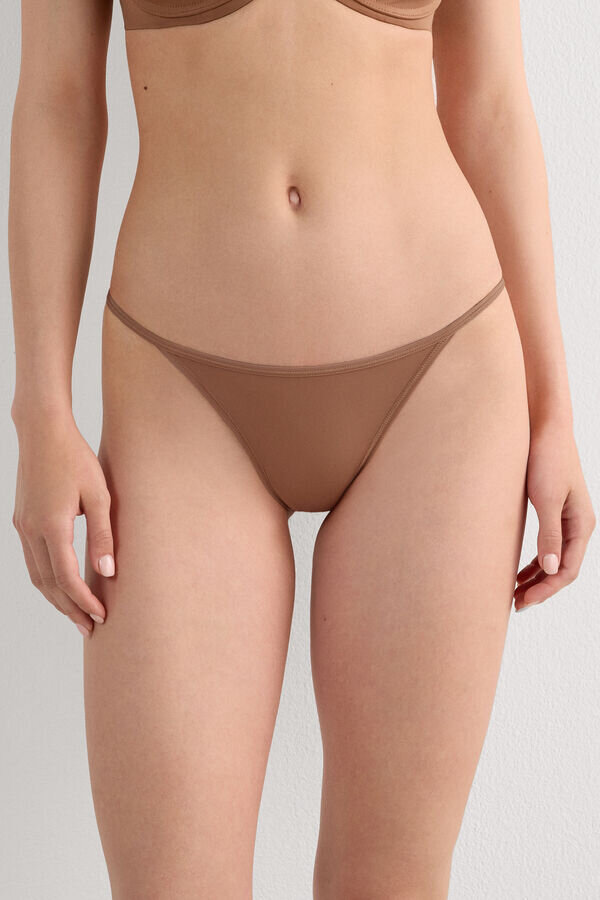 Thong con cinturini in Ultralight Microfiber Thong con cinturini in Ultralight Microfiber