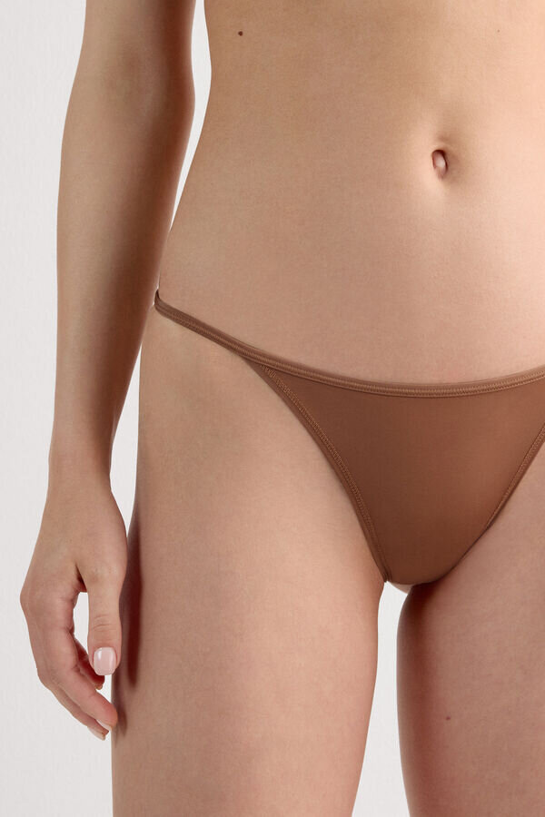 Thong con cinturini in Ultralight Microfiber Thong con cinturini in Ultralight Microfiber