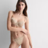 Thong in seta e pizzo Silky Flowers