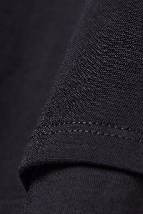 Top a maniche corte in cotone dalla vestibilità squadrata Top a maniche corte in cotone dalla vestibilità squadrata