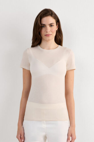 Top a maniche corte in cotone Ultrafresh