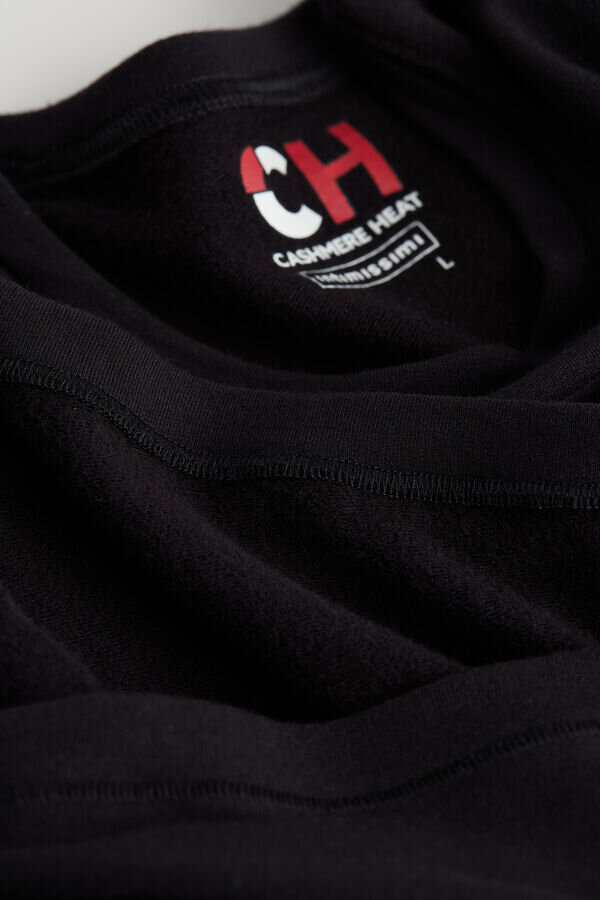 Top a maniche corte in modal e cashmere Top a maniche corte in modal e cashmere