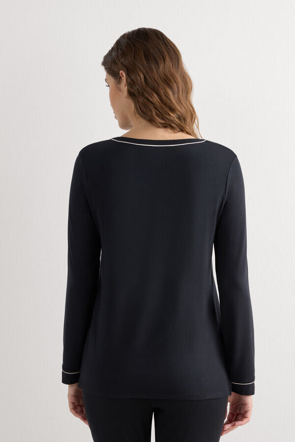 Top a maniche lunghe in modal Top a maniche lunghe in modal