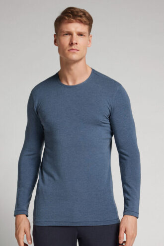 Top a maniche lunghe in modal e cashmere