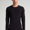 Top a maniche lunghe in modal e cashmere