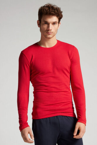 Top a maniche lunghe in modal e cashmere