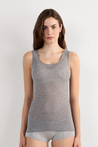 Top ampio in modal cashmere ultraleggero