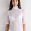 Top con collo alto in Ultranatural con cashmere Top con collo alto in Ultranatural con cashmere