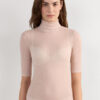 Top con collo alto in Ultranatural con cashmere Top con collo alto in Ultranatural con cashmere