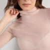 Top con collo alto in Ultranatural con cashmere Top con collo alto in Ultranatural con cashmere