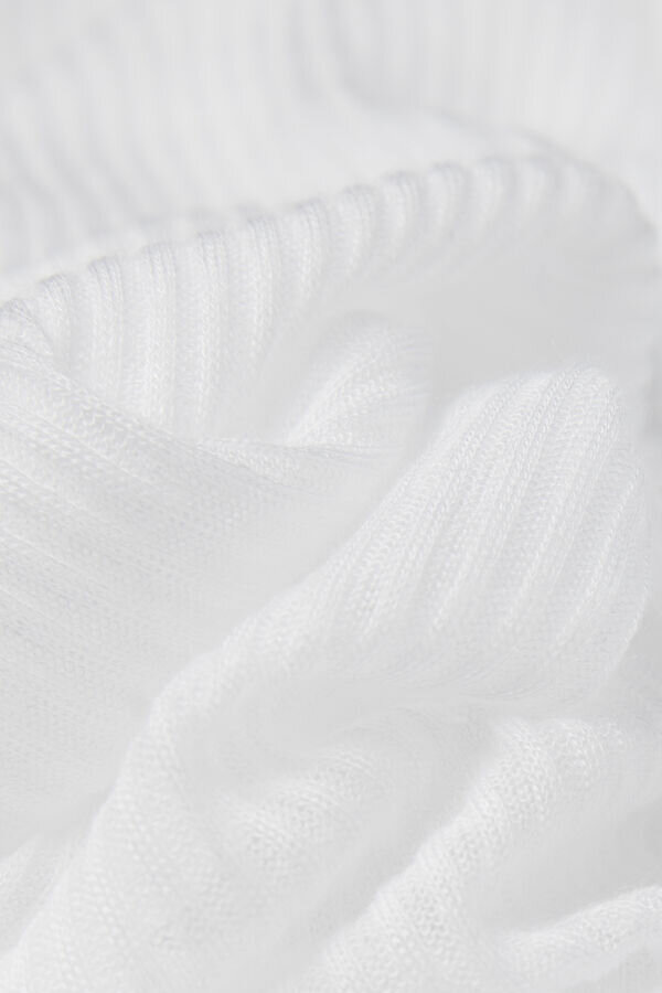 Top con collo alto in Ultranatural con cashmere Top con collo alto in Ultranatural con cashmere