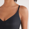 Top con reggiseno Eri in microfibra