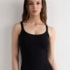Top con spalline sottili in cotone