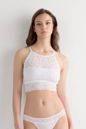 Top reggiseno in pizzo