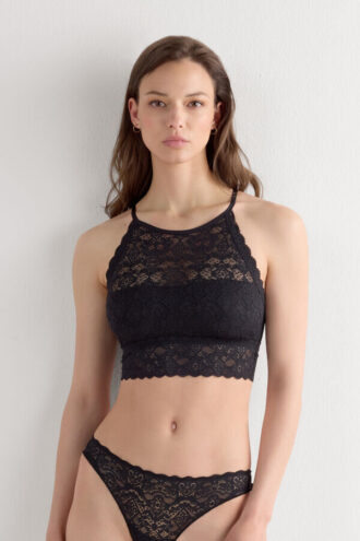 Top reggiseno in pizzo