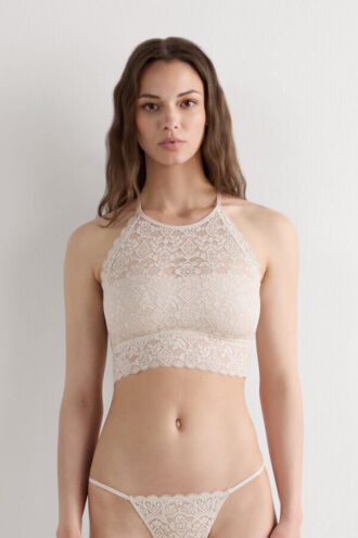 Top reggiseno in pizzo